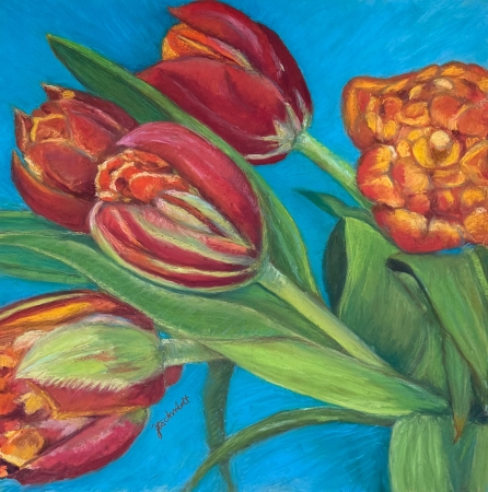 Tulip Tango by artist Julie Schmidt